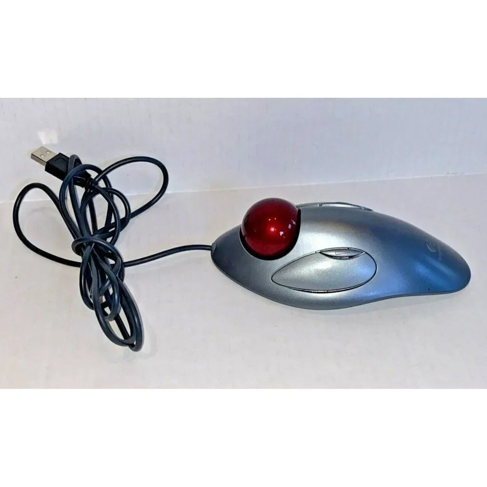 Logitech Trackman Marble Mouse USB T-BC21 (804377-0000) - TESTED WIRED Gamers
